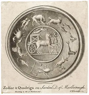 Quadriga: Quadriga of the Sun Surrounded by the Zodiac
