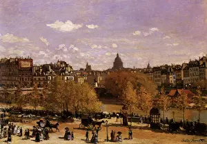 Quai: Quai du Louvre, by Monet