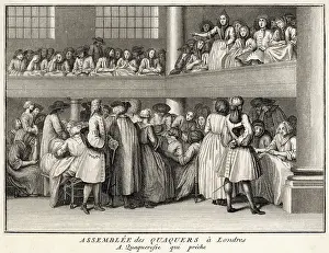 Picart: QUAKER MEETING/PICART