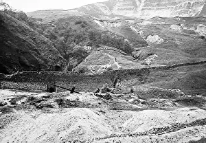 Castleton: Mine or quarry workings, Mam Tor, Victorian period