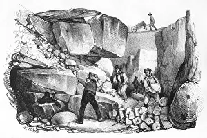 Quarrymen: Quarrying, France