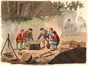 Manners: The Quarryman of Grisante'. The stone quarry workers