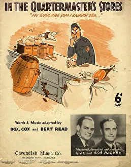 Quartermasters: In The Quartermaster's Stores - Song Sheet