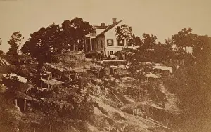 Vicksburg: Quarters of Logan's division in the trenches in front of Vic