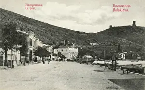 Balaklava: Quay at Balaclava, Crimea, Ukraine