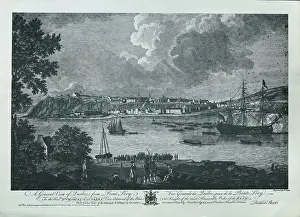 Jefferys: Quebec City from Point Levy, engraving, Quebec