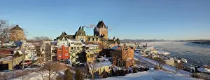 Terrasse: Quebec City and Saint Lawrence river, Quebec, Canada