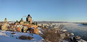 Terrasse: Quebec City and Saint Lawrence river, Quebec, Canada