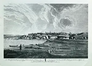 Jefferys: Quebec City from St Charles River, engraving