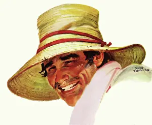Tomaso: Quechua Indian wearing Straw Hat