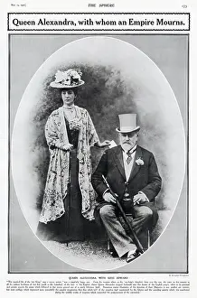 Whom: Queen Alexandra, with whom an Empire Mourns