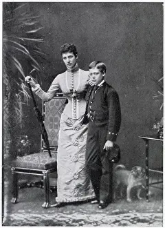 Aug22: Queen Alexandra and the future King George V