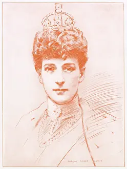 Aug22: Queen Alexandra by Harold Speed