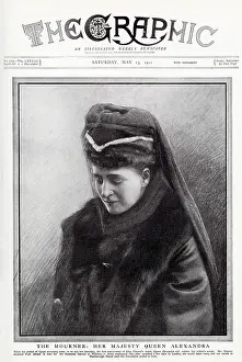 Mourner: Queen Alexandra in Mourning Clothes 1911