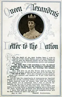 Heartfelt: Queen Alexandra's Letter to the Nation