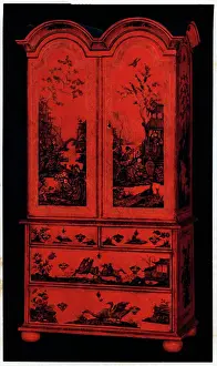 Connoisseurs: Queen Anne Red Lacquer Cabinet