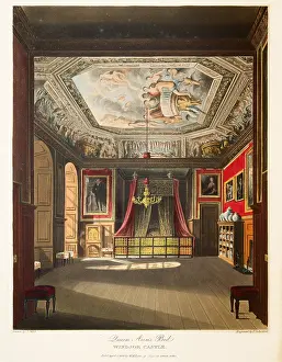 Pynes: Queen Anne's State Bed, Windsor Castle