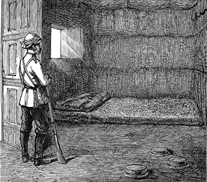 Bedchamber: The Queen of Ashanti's bed 1874