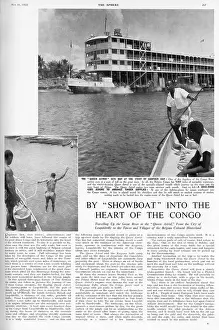 Aug18: Queen Astrid steamer on the Congo River