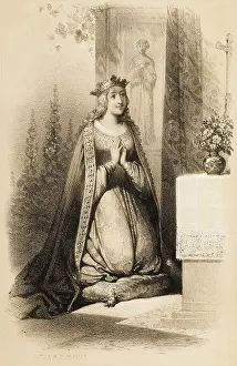 Merovingian: Queen Bertha, later a saint