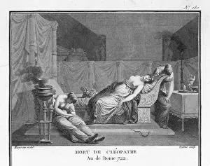 Showpiece: Queen Cleopatra VII committing suicide