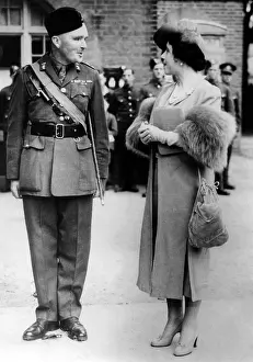 Windsors: Queen Elizabeth in conversation with Colonel Sullivan, 1939