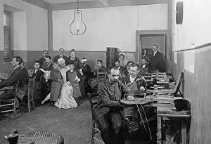 Blindness: Queen Elizabeth in a home for the blind in Bucharest, 1907