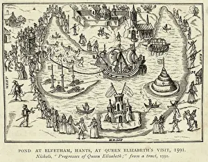 1591: Queen Elizabeth I visiting Elvetham