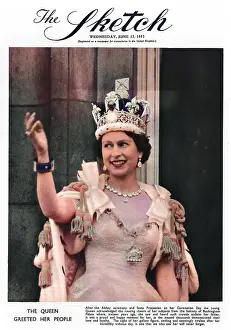 Queen Elizabeth II on Coronation Day