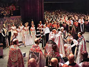 Queen Elizabeth II is crowned