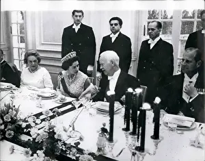 Lubke: Queen Elizabeth II and Duke of Edinburgh in Germany