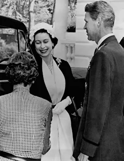 Coquette: Queen Elizabeth II with General and Mrs Norstad, Paris