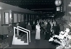 Strained: Queen Elizabeth II in Munich, Germany