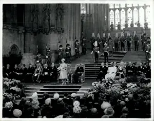 Accompained: Queen Elizabeth II, opening of Commonwealth Conference