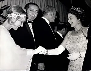 Petula: Queen Elizabeth II and Petula Clark, film premiere, London
