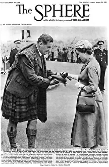 Dunoon: Queen Elizabeth II - presentation at Dunoon