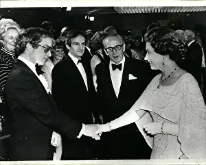 Acclaimed: Queen Elizabeth II and Richard Dreyfuss