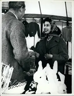35th: Queen Elizabeth II shopping at Badminton