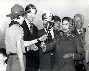 Beacons: Queen Elizabeth II, Silver Jubilee, lighting beacons