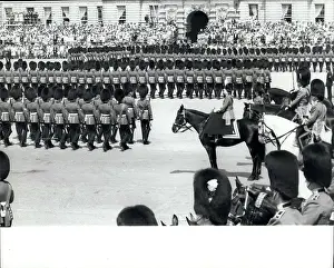 Trooped: Queen Elizabeth II, Trooping of the Colour