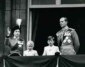 Tricorne: Queen Elizabeth II, Trooping of the Colour, balcony scene