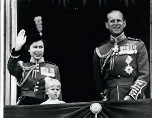 Phillip: Queen Elizabeth II, Trooping of the Colour, balcony scene