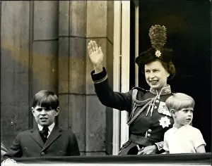 Bucking: Queen Elizabeth II, Trooping of the Colour, balcony scene