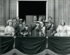 Trooped: Queen Elizabeth II, Trooping of the Colour, balcony scene