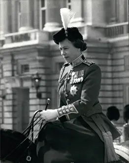 Trooped: Queen Elizabeth II, Trooping of the Colour, London