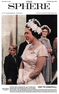 Saltash: Queen Elizabeth II - Visit to Cornwall 1962