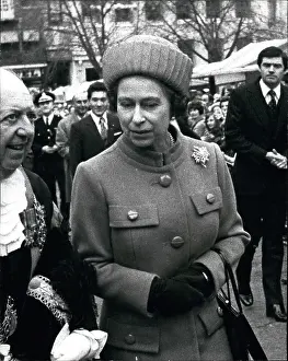 Shadowed: Queen Elizabeth II visit to Norwich