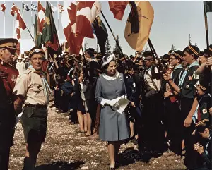 Manitoba: Queen Elizabeth II visiting scouts in Manitoba, Canada