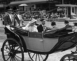 Windsors: Queen Elizabeth and King George VI on their