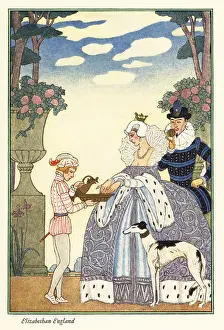 Parfum: Queen Elizabeth washes her hands in a bowl held